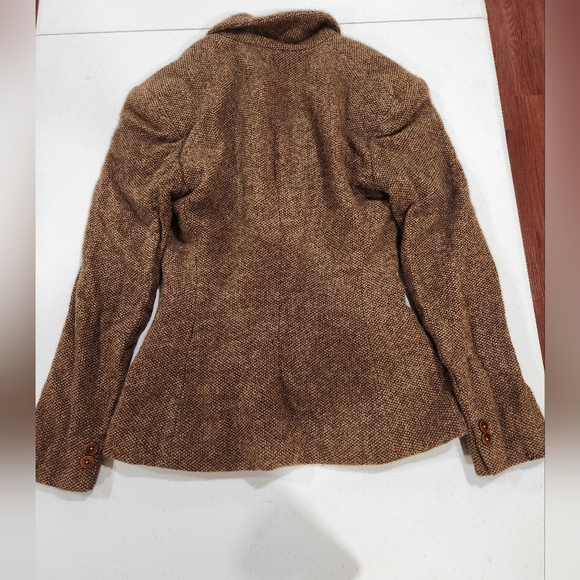 Ralph Lauren Purple Label Collection Cashmere Alpaca Brown Blazer Herringbone - Picture 7 of 11